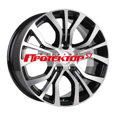 Диск 6.5x16 5x114.3 ET45 D60.1 Khomen Wheels U-Spoke 608 Black-FP