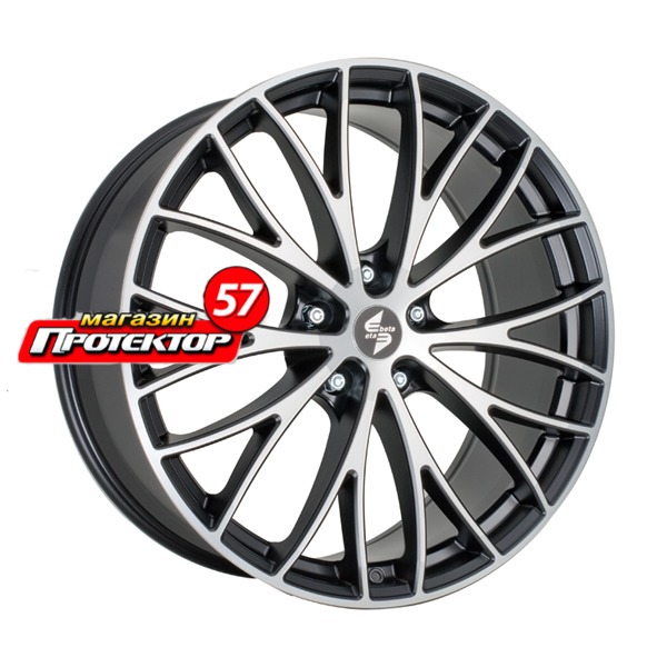Диск 8.5x19 5x120 ET35 D78.1 Eta Beta Piuma C Black Matt Polish