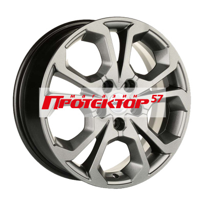 Диск 6.5x17 5x114.3 ET50 D67.1 Khomen Wheels V-Spoke 711 G-Silver