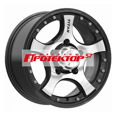 Диск 7x16 5x139.7 ET35 D109.7 СКАД Титан Алмаз