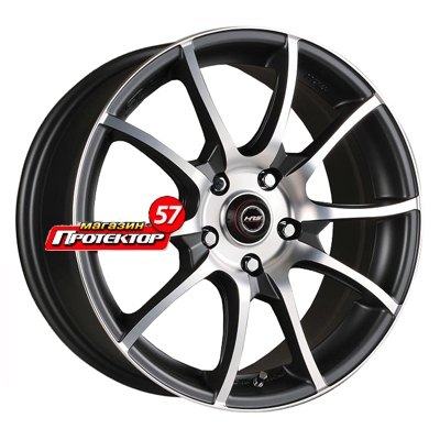 Диск 7x16 5x112 ET40 D66.6 Racing Wheels H-470 BK F/P