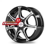 Диск 6x14 4x100 ET35 D67.1 X-trike X-110 BK/FP