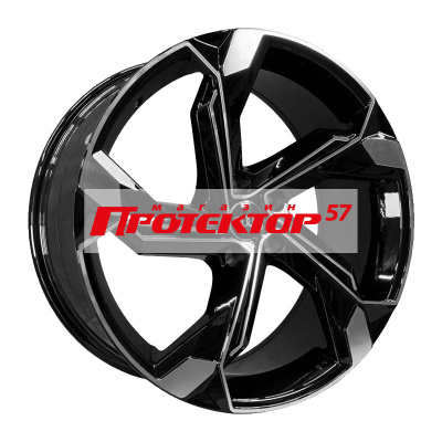 Диск Литой 9x20 PCD 5x112 ET37 D66.45 Hengde 5108 Clear powder gloss black machined face 