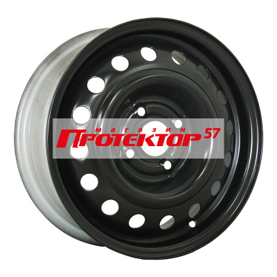 Диск 6x15 4x100 ET40 D60.1 Trebl Штамп Черный