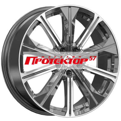 Диск Литой 7x19 PCD 5x114.3 ET40 D64.1 Premium Series КР013 Diamond Gloss Graphite