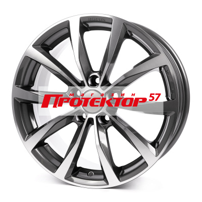 Диск 7x17 5x100 ET38 D57.1 MAK Wolf Gun Metallic Mirror Face