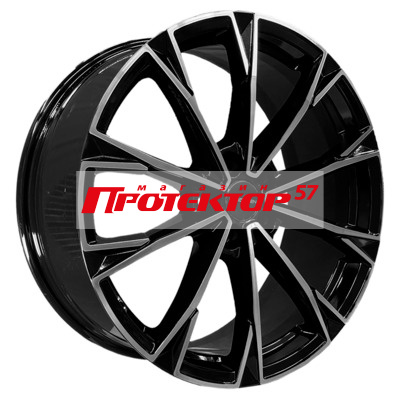 Диск Литой 8x20 PCD 5x108 ET46 D63.4 Khomen Wheels KHW2018 Black-FP