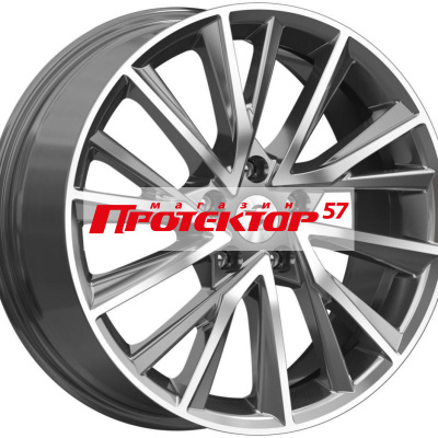 Диск Литой 7.5x18 PCD 5x108 ET36 D65 Premium Series КР010  Diamond Gloss Graphite