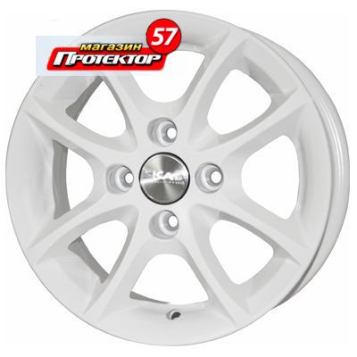 Диск 5.5x13 4x98 ET35 D58.6 СКАД Спайдер белый