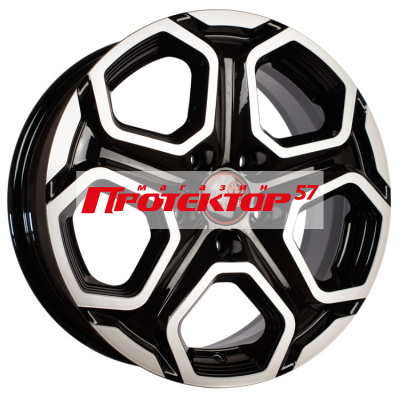 Диск Литой 6.5x16 PCD 5x114.3 ET40 D66.1 Вектор R241 Алмаз черный