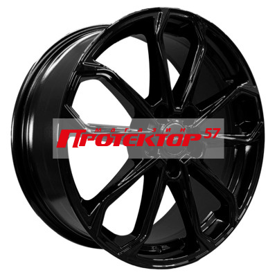Диск Литой 7x18 PCD 5x114.3 ET48.5 D67.1 Khomen Wheels KHW1816 Black