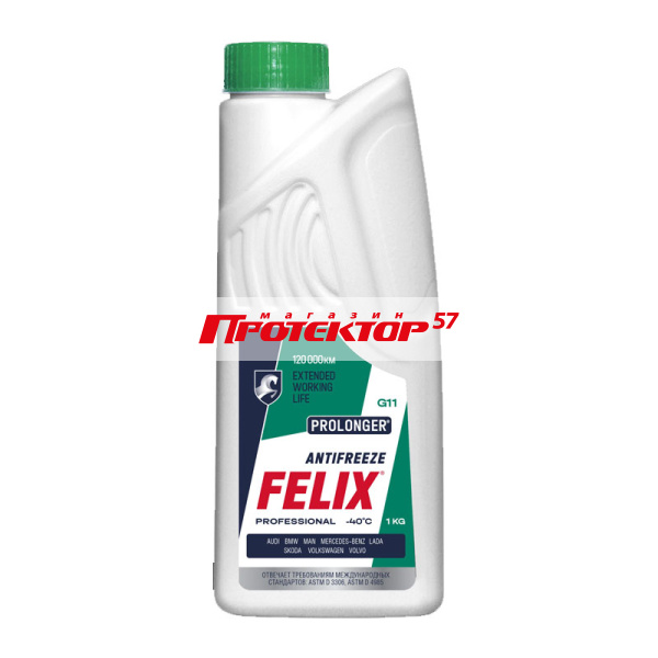 Жидкость охлаждения Felix Prolonger -40 Зеленый 1кг