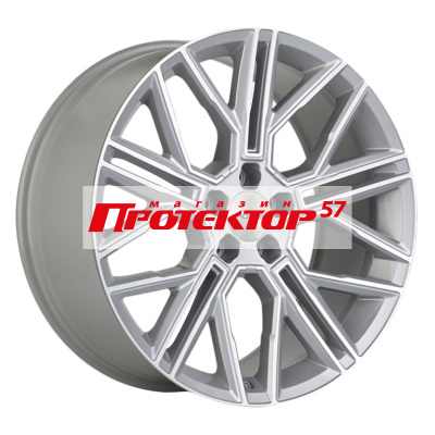 Диск 9.5x21 5x120 ET49 D72.6 Khomen Wheels KHW2101 Brilliant Silver-FP