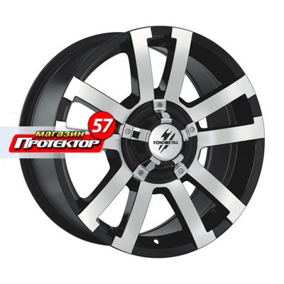 Диск 8.5x18 5x112 ET50 D66.6 FONDMETAL 7700 Black Polished