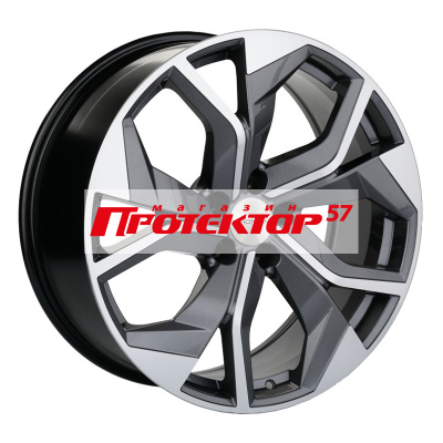 Диск 8.5x20 5x114.3 ET30 D60.1 Khomen Wheels KHW2006 Gray-FP