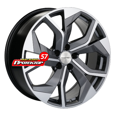 Диск 8.5x20 5x112 ET30 D66.5 Khomen Wheels Turbine Styling 2006 Gray-FP