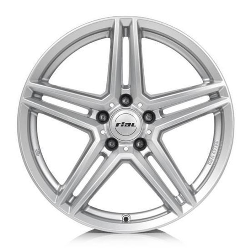 Диск 8x17 5x112 ET48 D66.5 Rial M10 Polar Silver