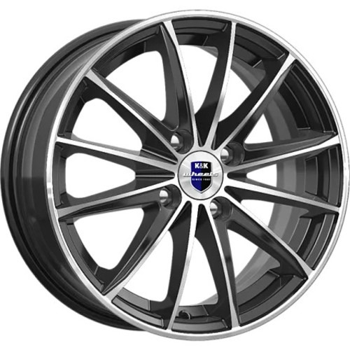 Диск Литой 6x15 PCD 4x100 ET40 D60.1 Rapid Пойнт Бланк-оригинал алмаз_черный_SK
