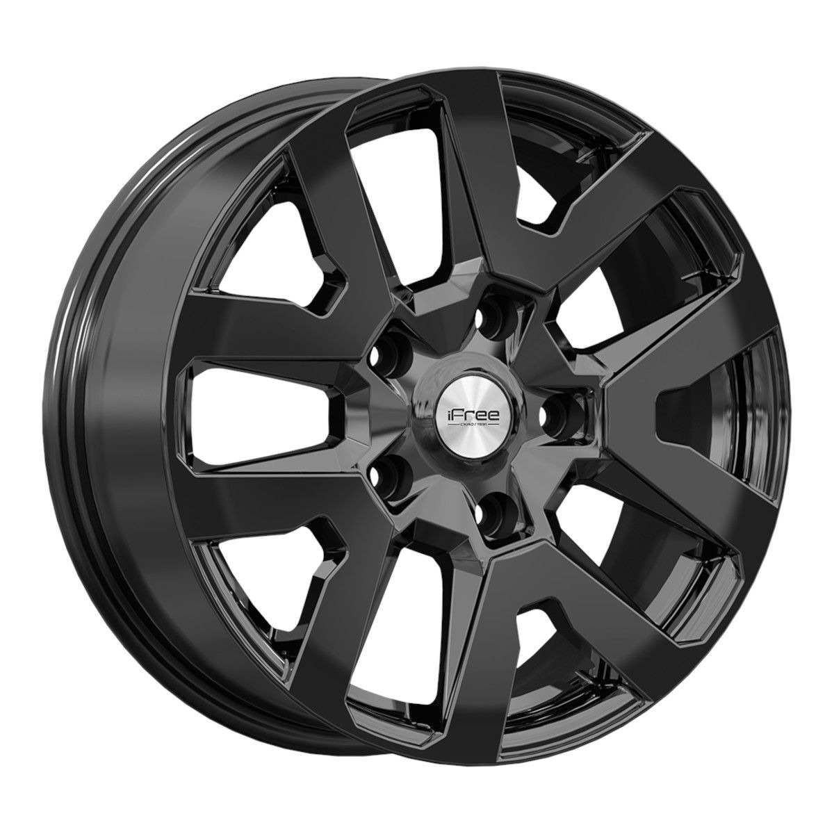 Диск Литой 7x17 PCD 5x139.7 ET40 D98 iFree Трикстер (КС1170) BK