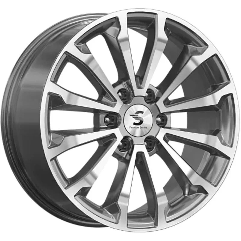 Диск Литой 8.5x20 PCD 6x139.7 ET33 D100.1 Premium Series КР006 Diamond Gloss Graphite