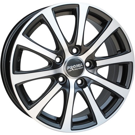Диск 6x15 4x100 ET45 D67.1 Proma Колизей Almaz_matt