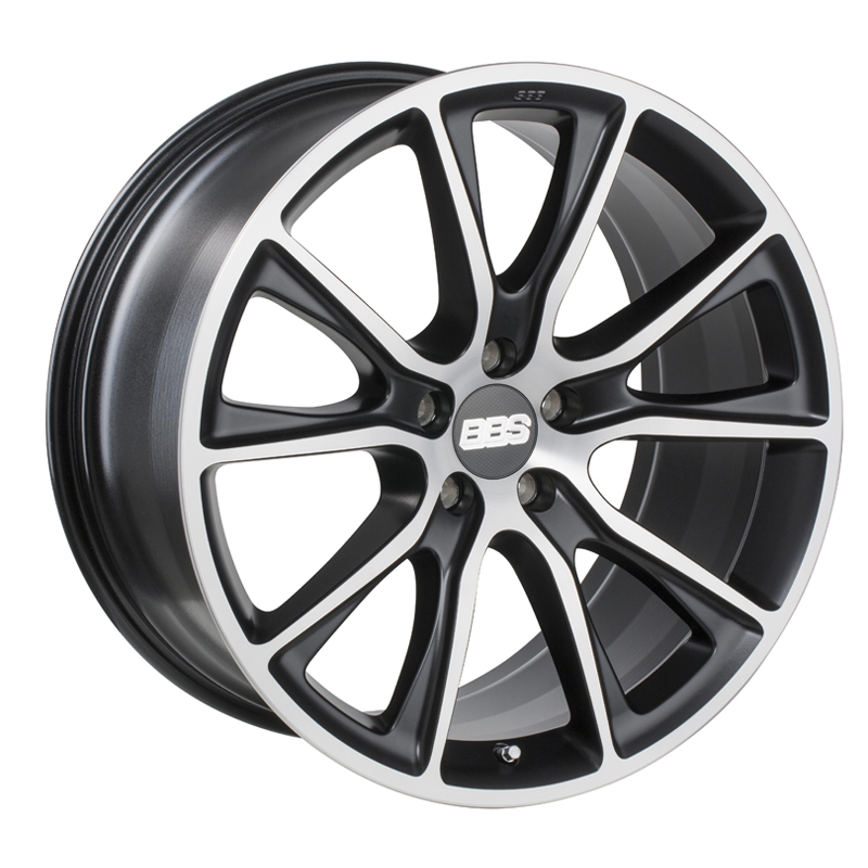 Диск 10x20 5x120 ET45 D82 BBS SV Schwarz Poliert
