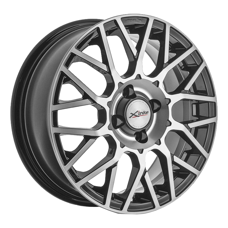 Диск 6x15 5x100 ET38 D57.1 X-trike X-132 BK/FP