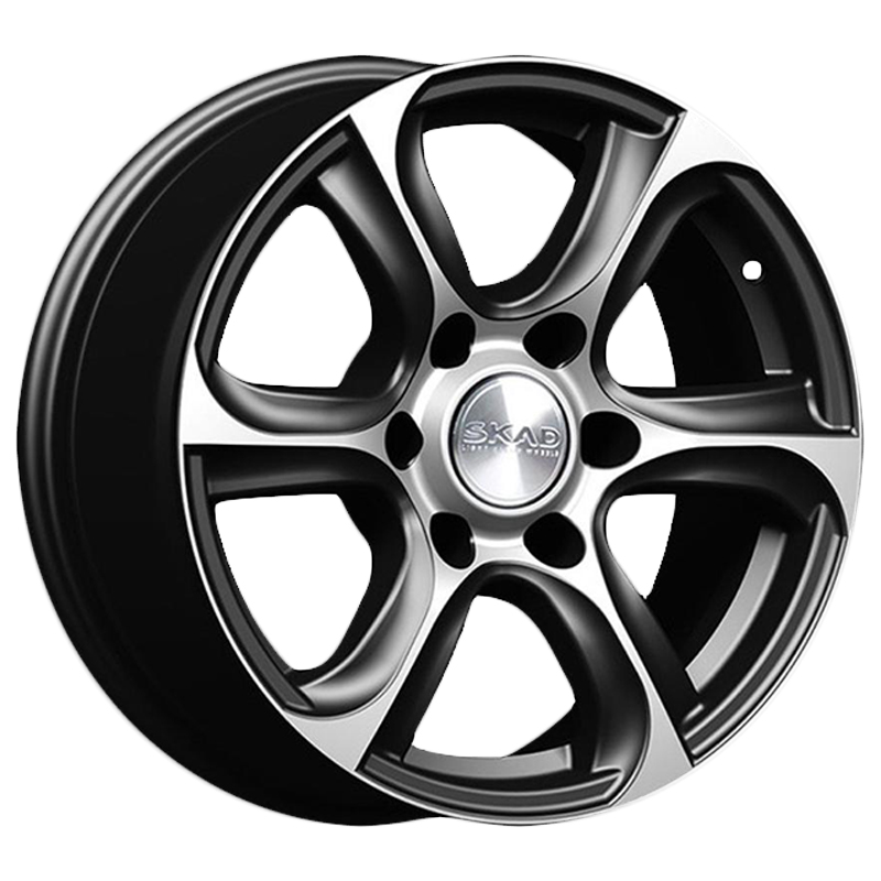 Диск 7.5x17 6x139.7 ET30 D106.2 СКАД Скала Алмаз матовый