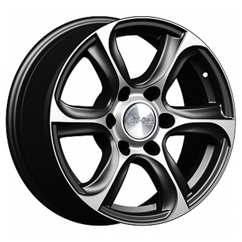 Диск 7.5x17 6x139.7 ET30 D67.1 СКАД Скала Алмаз бархат