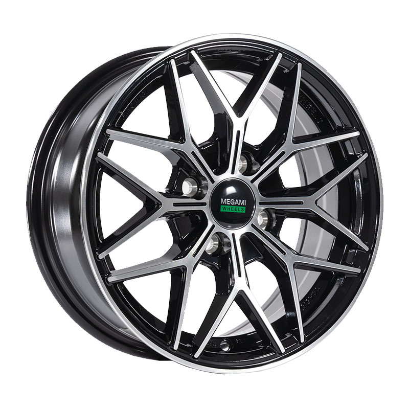 Диск Литой 6x14 PCD 4x100 ET35 D73.1 Megami MGM-32 BKF