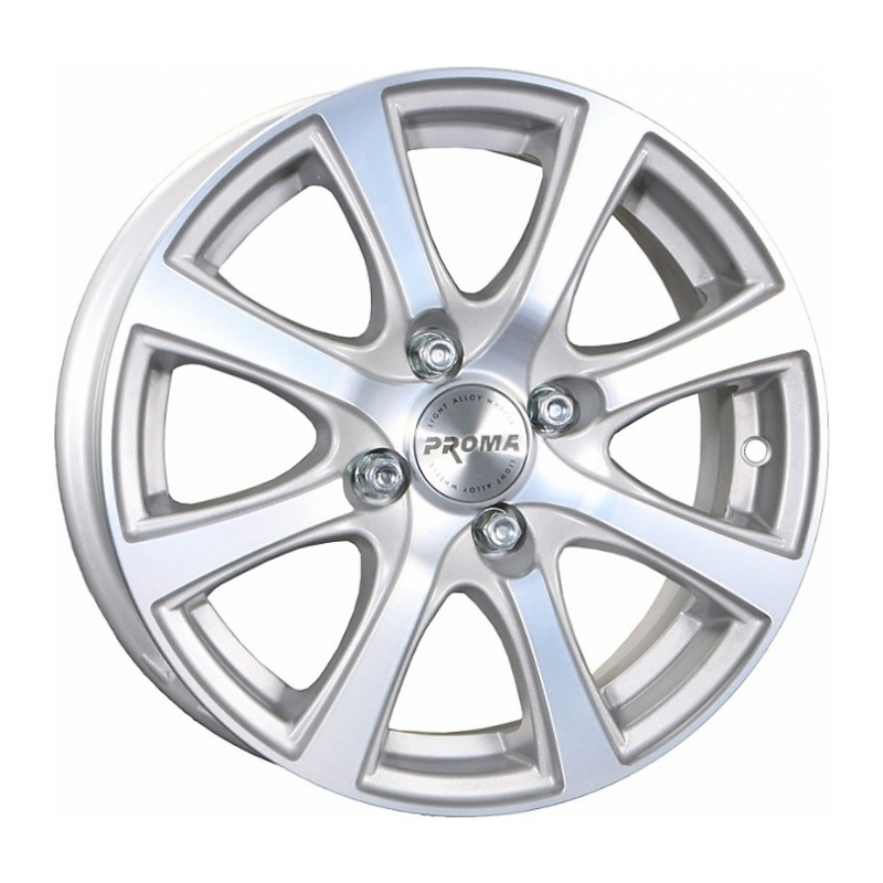 Диск 6x15 5x105 ET39 D56.6 Proma Колизей Алмаз белый