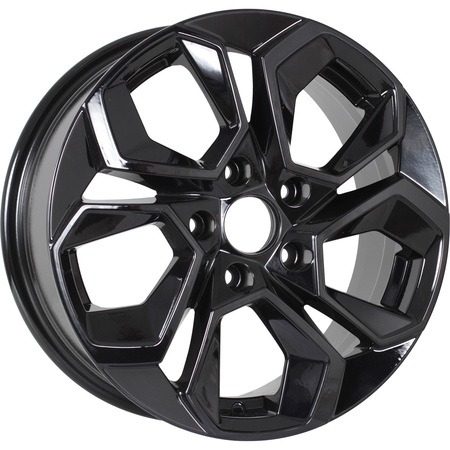 Диск 6.5x16 4x100 ET45 D60.1 KDW KD1620 Black Painted