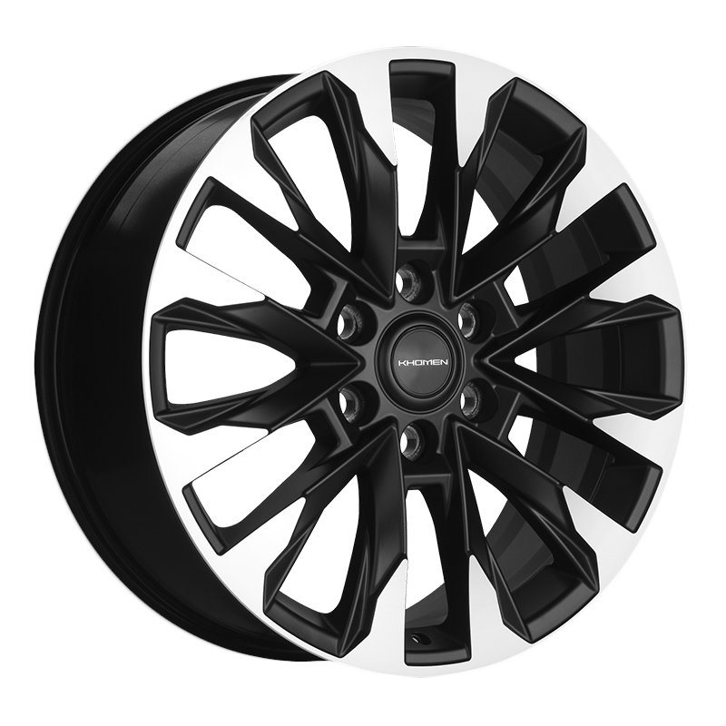 Диск 8x20 6x139.7 ET36 D100.1 Khomen Wheels KHW2010 Black-FP matt