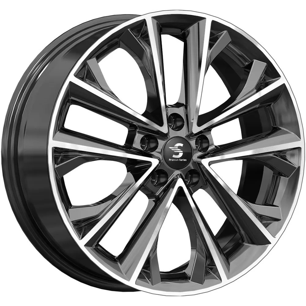 Диск Литой 7x18 PCD 5x114.3 ET37 D66.6 Premium Series КР012 Diamond Quartz