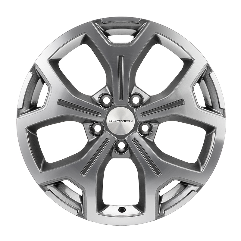 Диск 6.5x17 5x114.3 ET50 D66.1 Khomen Wheels Y-Spoke 710 Gray