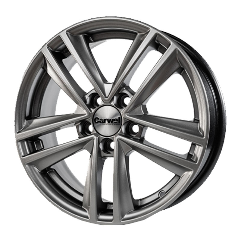 Диск Литой 6.5x16 PCD 5x100 ET43 D57.1 Carwel Неро 137 SB