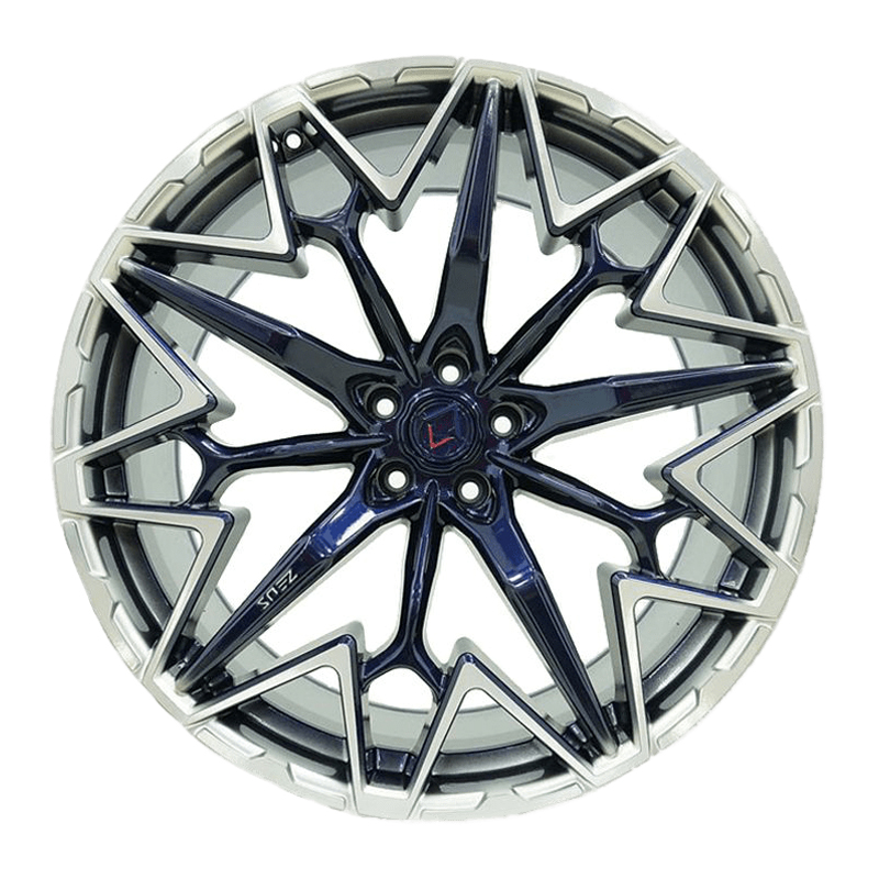 Диск 10x22 5x112 ET25 D66.6 Khomen Wheels Zeus 2202 Black matt-FP
