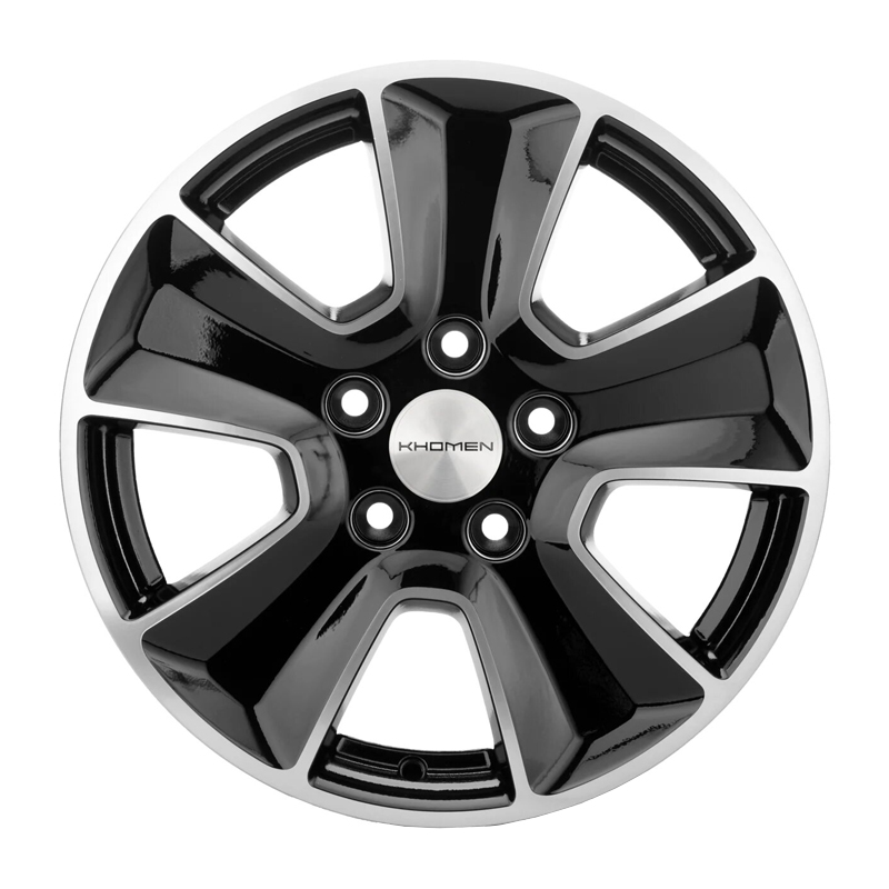Диск 6.5x16 5x114.3 ET50 D67.1 Khomen Wheels U-Spoke 601 Black-FP