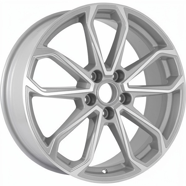Диск Литой 7x18 PCD 5x114.3 ET45 D67.1 Khomen Wheels KHW1816 F-Silver-FP