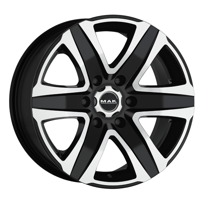 Диск 6.5x16 6x130 ET62 D84.1 MAK Stone6 W Black mirror