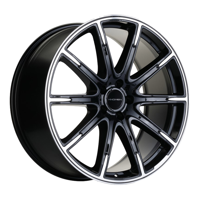 Диск 9.5x21 5x112 ET45 D66.6 Khomen Wheels KHW2102 ( GLS class) Black-FP matt