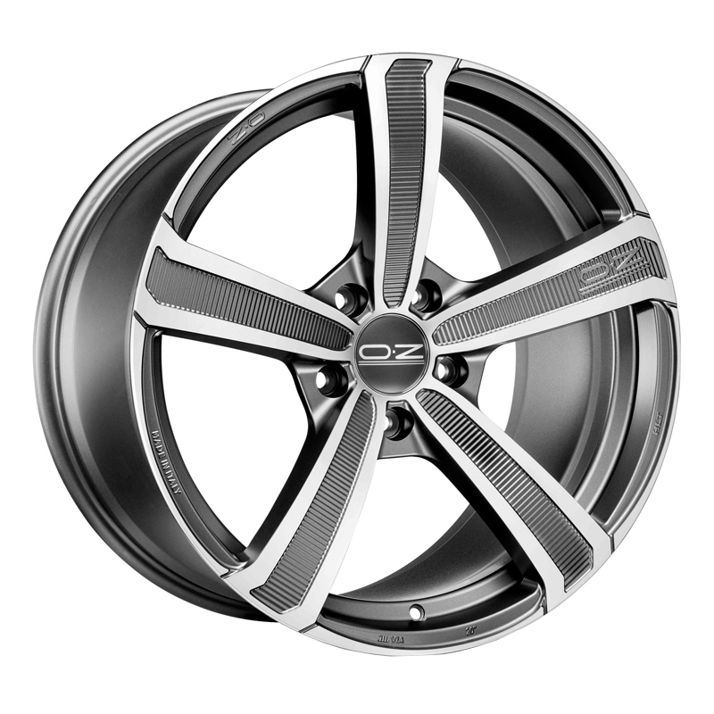 Диск 10x20 5x112 ET53 D79 OZ Racing Montecarlo HLT Matt Dark Graphite Diamond Cut
