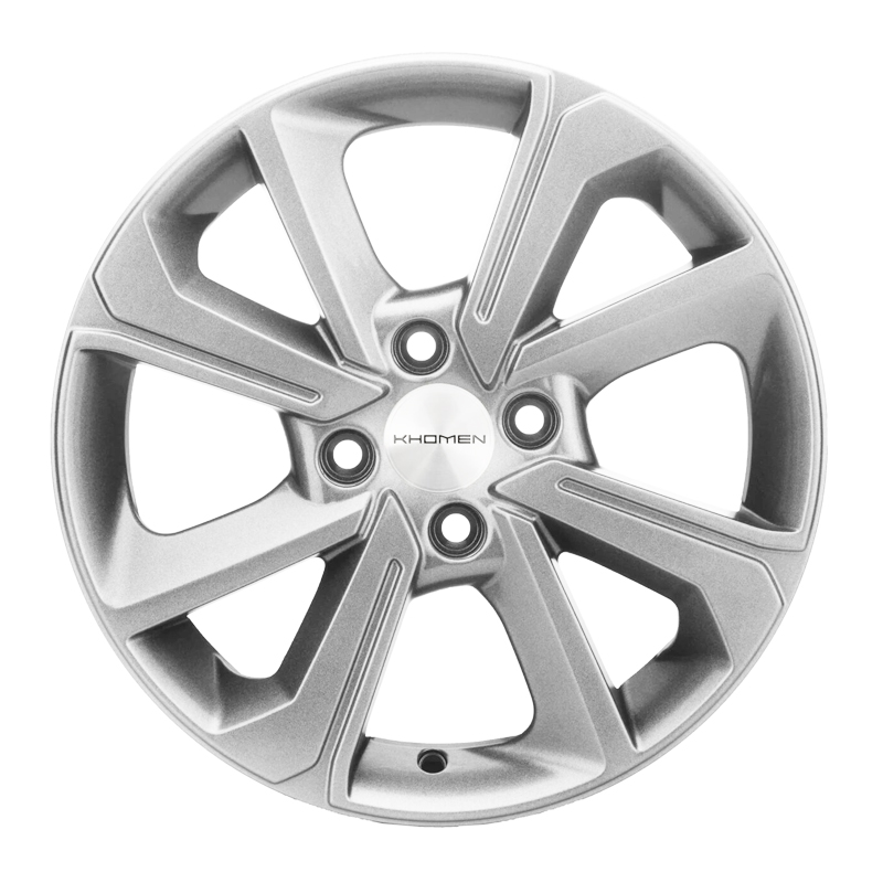 Диск 6x15 4x100 ET40 D60.1 Khomen Wheels V-Spoke 501 G-Silver