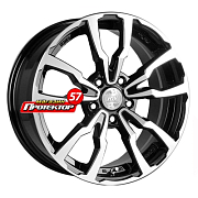 Диск 7x17 5x114.3 ET35 D67.1 Racing Wheels H-497 BK F/P
