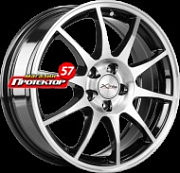 Диск 6.5x16 5x100 ET38 D67.1 X-trike X-107 BK/FP