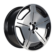 Диск Литой 8.5x20 PCD 5x112 ET36 D66.56 Inch ULF-R20 Black machine face+milling spokes before painting