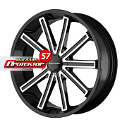 Диск 9x22 6x139.7 ET15 D78.1 KMC KM681 Black/Machined