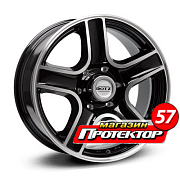 Диск 8x16 6x139.7 ET0 D110 Dotz HAMMADA dark BFP