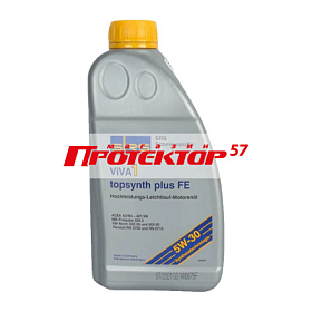 SRS VIVA 1 FE topsynth Plus 5W30 SN A3/B4 Синтетическое 1л