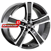 Диск 8x17 5x114.3 ET35 D79 OZ Racing Sahara 5 Matt Graphite Diamond Cut